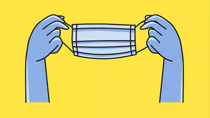 ilustrasi masker