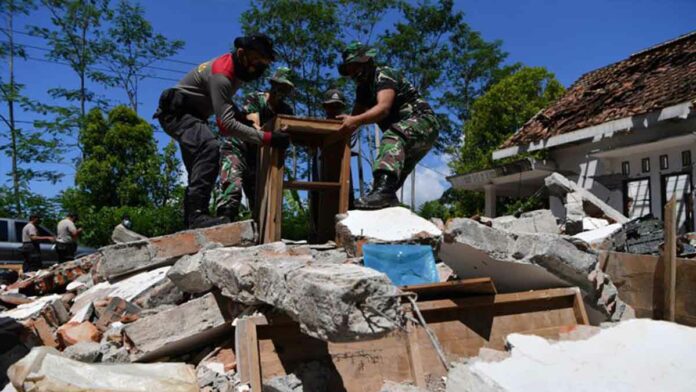 gempa mengengah