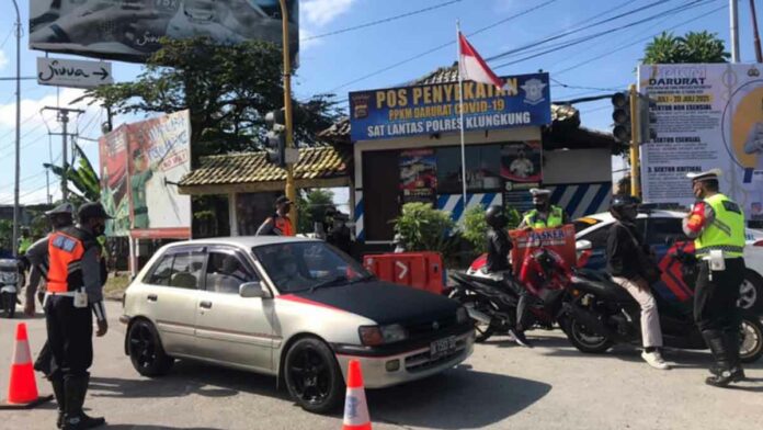penyekatan klungkung