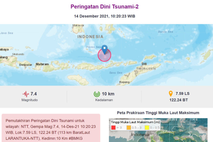 peringatan dini tsunami